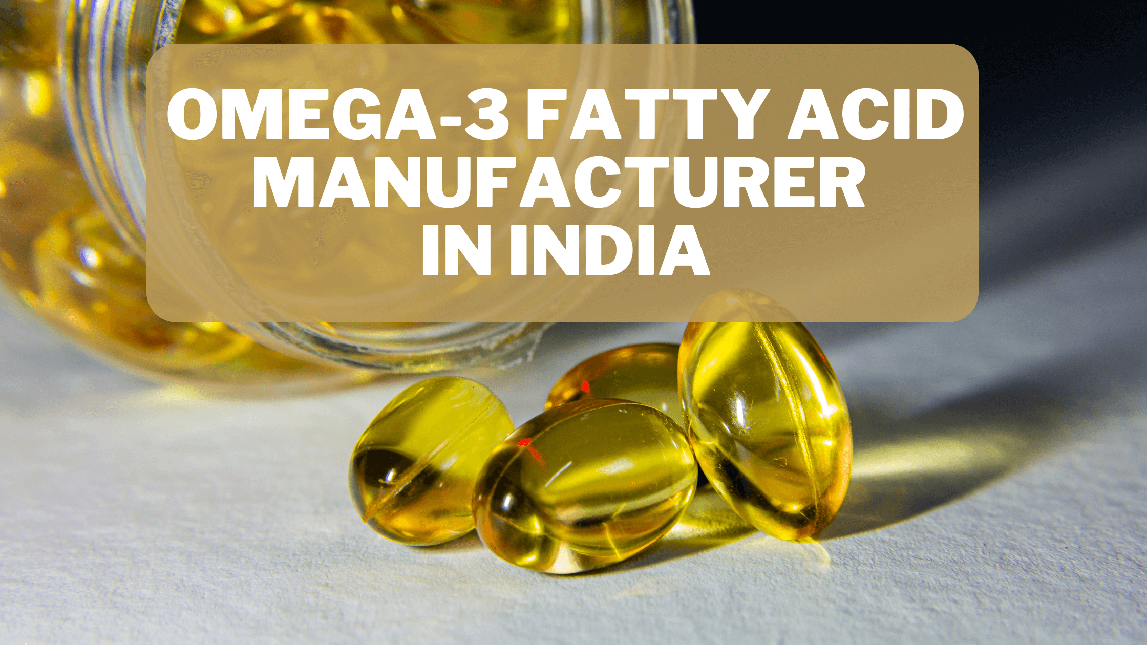 Omega3 Fatty Acid Manufacturer in India Supplier Trader