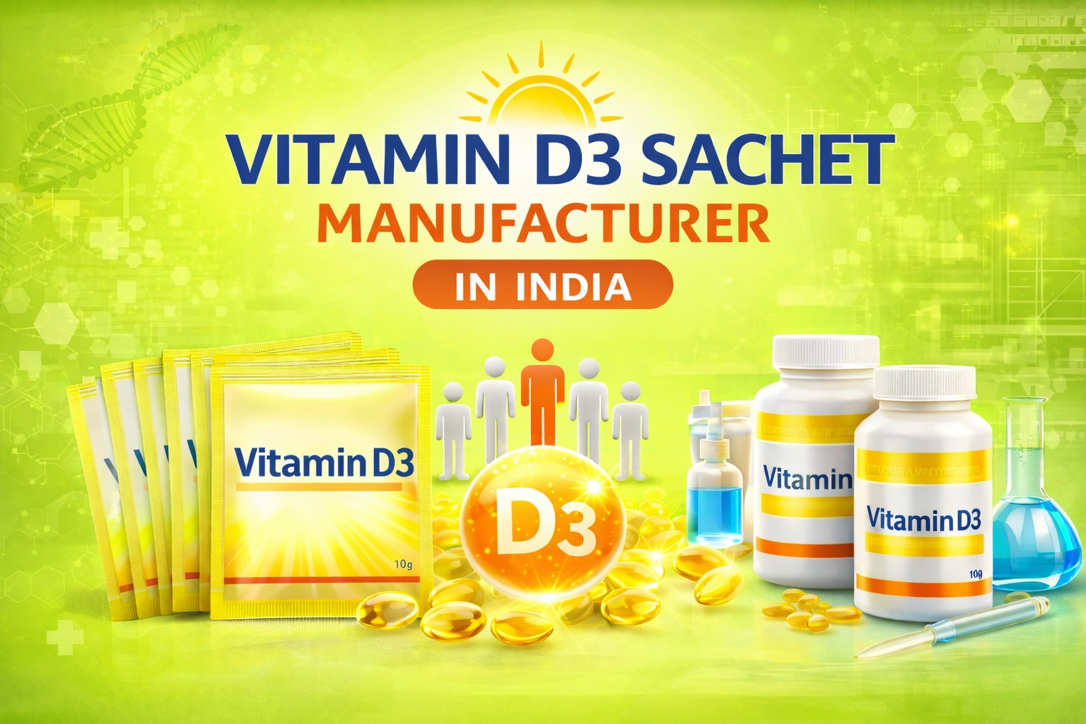 Vitamin D3 Sachet Manufacturer in India
